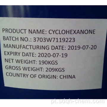 Qualidade Ciclohexanona CYC Pureza de fornecimento de fábrica 99% min